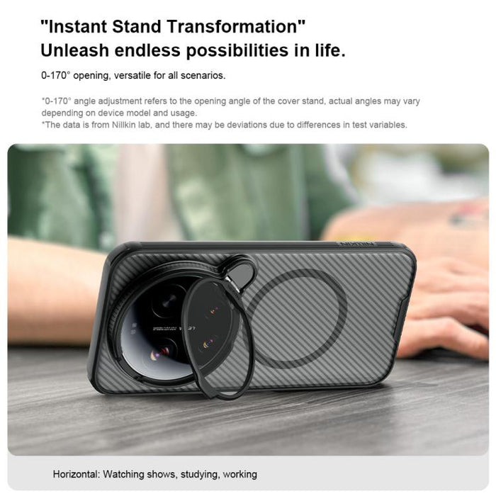 Funda magnética translúcida para PC NILLKIN CamShield Prop MagSafe, For Xiaomi 17 Ultra, For Xiaomi 15 Ultra