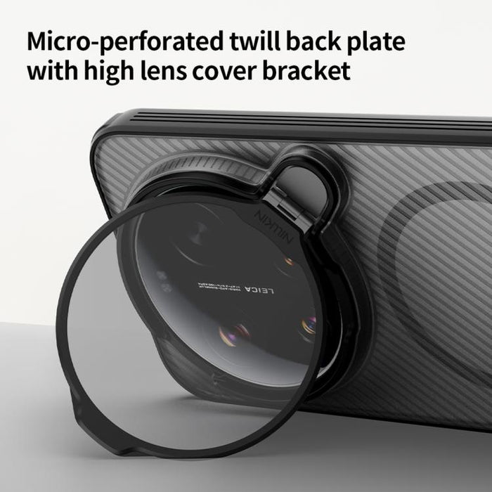 Funda magnética translúcida para PC NILLKIN CamShield Prop MagSafe, For Xiaomi 17 Ultra, For Xiaomi 15 Ultra