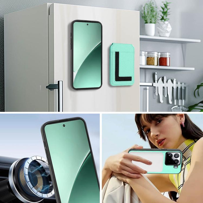 Funda para teléfono con bolsa para tarjetas magnéticas Magsafe desmontable CX01, For Xiaomi 15 Pro, For Xiaomi 15, For Xiaomi 14T Pro, For Xiaomi 14T