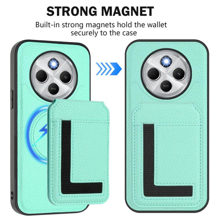 Funda para teléfono con bolsa para tarjetas magnéticas Magsafe desmontable CX01, For Redmi 14C 4G / 14R / A4 5G, For Redmi Note 14 Pro+ 5G, For Redmi Note 14 Pro 5G, For Redmi Note 13R / 13 4G / 13 5G, For Redmi A3 / A3x / Xiaomi Poco C61              ...
