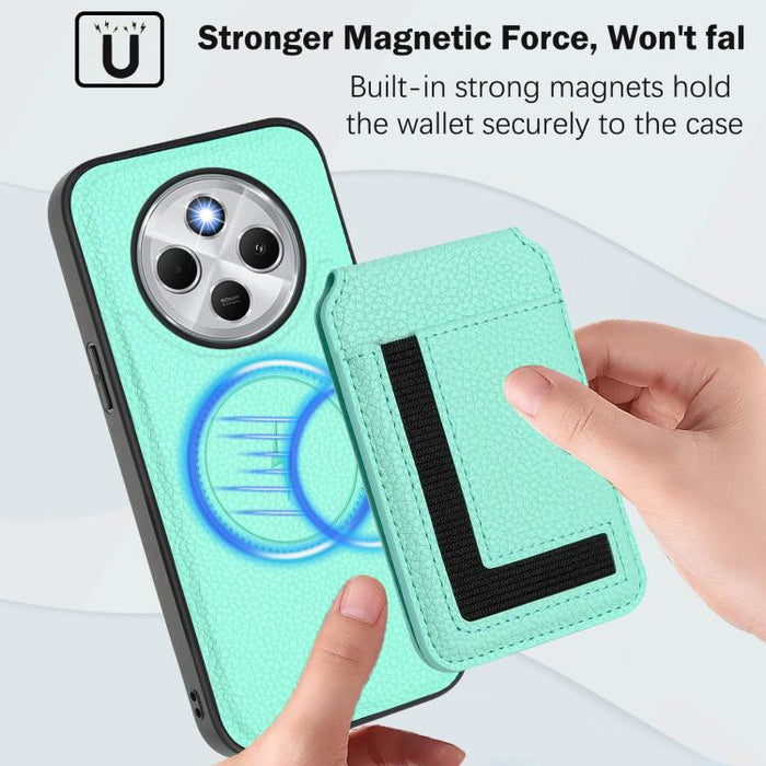 Funda para teléfono con bolsa para tarjetas magnéticas Magsafe desmontable CX01, For Redmi 14C 4G / 14R / A4 5G, For Redmi Note 14 Pro+ 5G, For Redmi Note 14 Pro 5G, For Redmi Note 13R / 13 4G / 13 5G, For Redmi A3 / A3x / Xiaomi Poco C61              ...