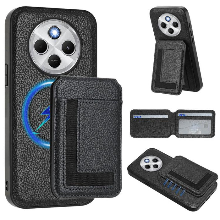 Funda para teléfono con bolsa para tarjetas magnéticas Magsafe desmontable CX01, For Redmi 14C 4G / 14R / A4 5G, For Redmi Note 14 Pro+ 5G, For Redmi Note 14 Pro 5G, For Redmi Note 13R / 13 4G / 13 5G, For Redmi A3 / A3x / Xiaomi Poco C61              ...