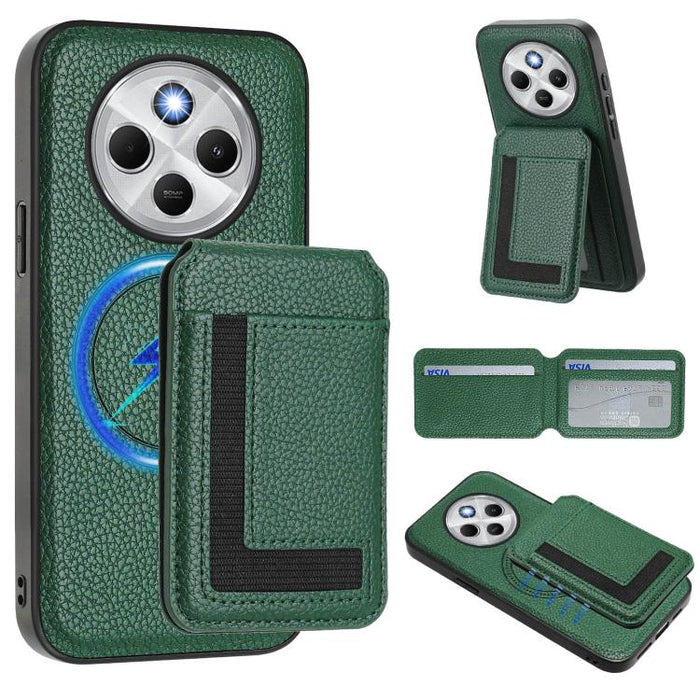 Funda para teléfono con bolsa para tarjetas magnéticas Magsafe desmontable CX01, For Redmi 14C 4G / 14R / A4 5G, For Redmi Note 14 Pro+ 5G, For Redmi Note 14 Pro 5G, For Redmi Note 13R / 13 4G / 13 5G, For Redmi A3 / A3x / Xiaomi Poco C61              ...