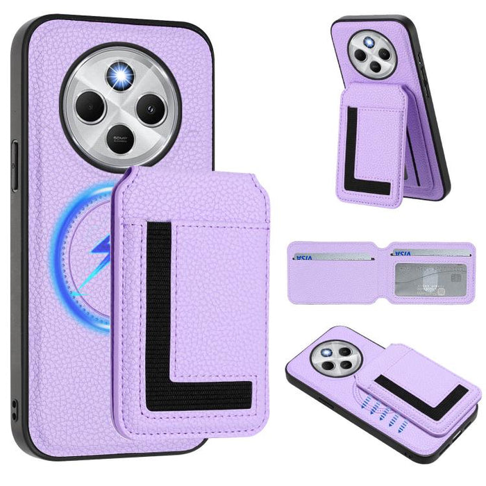 Funda para teléfono con bolsa para tarjetas magnéticas Magsafe desmontable CX01, For Redmi 14C 4G / 14R / A4 5G, For Redmi Note 14 Pro+ 5G, For Redmi Note 14 Pro 5G, For Redmi Note 13R / 13 4G / 13 5G, For Redmi A3 / A3x / Xiaomi Poco C61              ...
