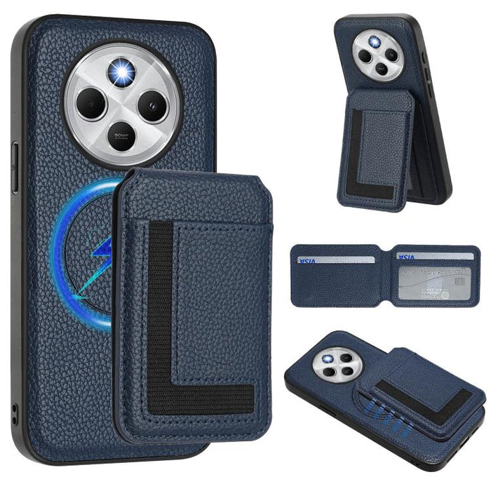 Funda para teléfono con bolsa para tarjetas magnéticas Magsafe desmontable CX01, For Redmi 14C 4G / 14R / A4 5G, For Redmi Note 14 Pro+ 5G, For Redmi Note 14 Pro 5G, For Redmi Note 13R / 13 4G / 13 5G, For Redmi A3 / A3x / Xiaomi Poco C61              ...