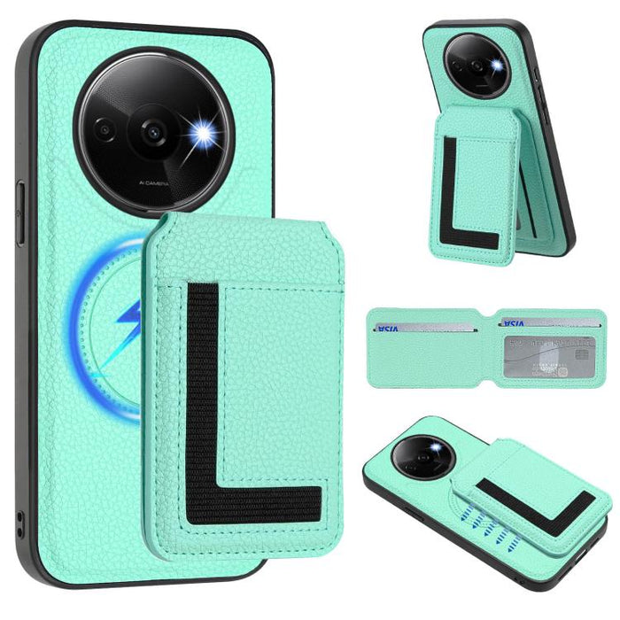 Funda para teléfono con bolsa para tarjetas magnéticas Magsafe desmontable CX01, For Redmi 14C 4G / 14R / A4 5G, For Redmi Note 14 Pro+ 5G, For Redmi Note 14 Pro 5G, For Redmi Note 13R / 13 4G / 13 5G, For Redmi A3 / A3x / Xiaomi Poco C61              ...