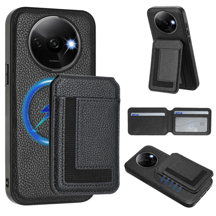 Funda para teléfono con bolsa para tarjetas magnéticas Magsafe desmontable CX01, For Redmi 14C 4G / 14R / A4 5G, For Redmi Note 14 Pro+ 5G, For Redmi Note 14 Pro 5G, For Redmi Note 13R / 13 4G / 13 5G, For Redmi A3 / A3x / Xiaomi Poco C61              ...
