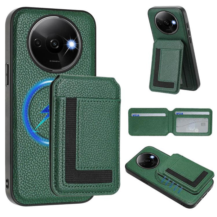Funda para teléfono con bolsa para tarjetas magnéticas Magsafe desmontable CX01, For Redmi 14C 4G / 14R / A4 5G, For Redmi Note 14 Pro+ 5G, For Redmi Note 14 Pro 5G, For Redmi Note 13R / 13 4G / 13 5G, For Redmi A3 / A3x / Xiaomi Poco C61              ...