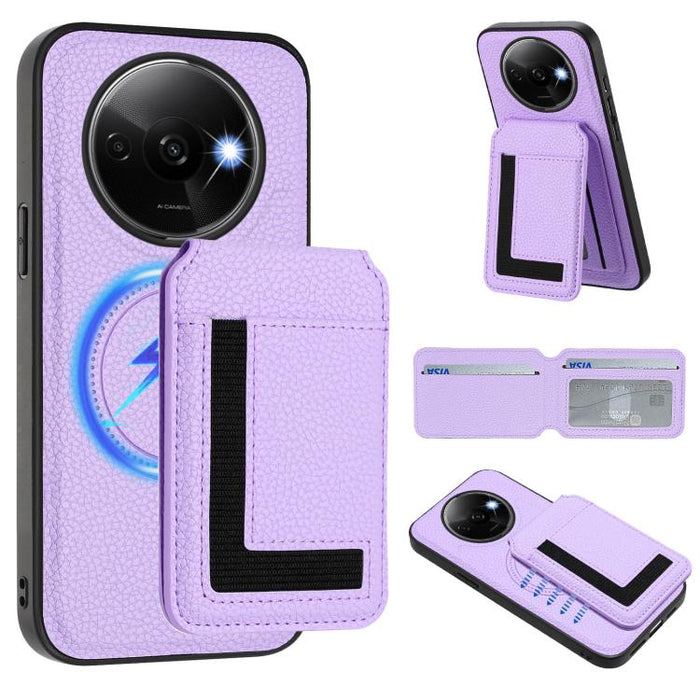 Funda para teléfono con bolsa para tarjetas magnéticas Magsafe desmontable CX01, For Redmi 14C 4G / 14R / A4 5G, For Redmi Note 14 Pro+ 5G, For Redmi Note 14 Pro 5G, For Redmi Note 13R / 13 4G / 13 5G, For Redmi A3 / A3x / Xiaomi Poco C61              ...