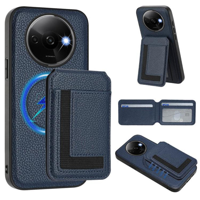 Funda para teléfono con bolsa para tarjetas magnéticas Magsafe desmontable CX01, For Redmi 14C 4G / 14R / A4 5G, For Redmi Note 14 Pro+ 5G, For Redmi Note 14 Pro 5G, For Redmi Note 13R / 13 4G / 13 5G, For Redmi A3 / A3x / Xiaomi Poco C61              ...