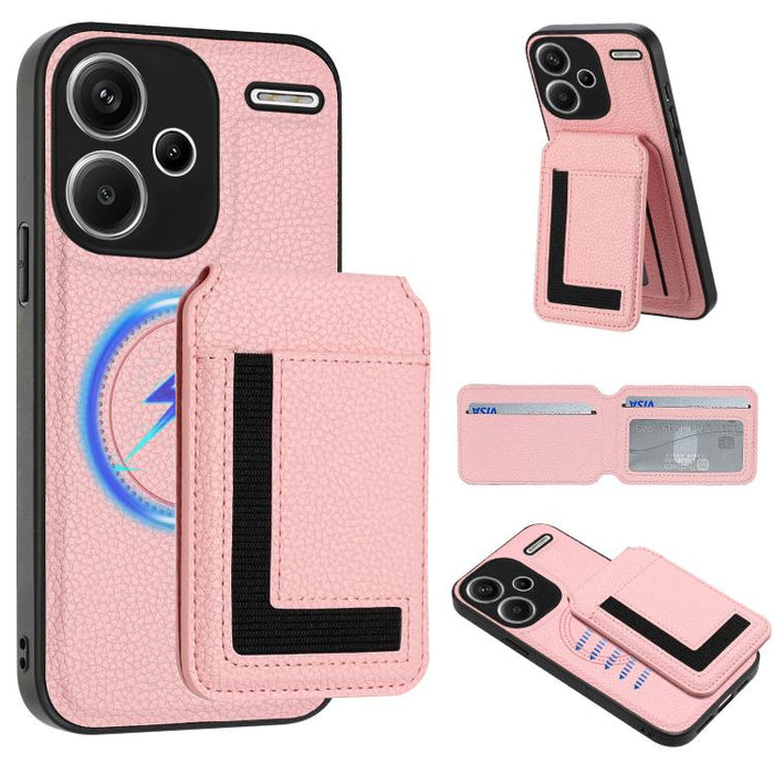Funda para teléfono con bolsa para tarjetas magnéticas Magsafe desmontable CX01, For Redmi 14C 4G / 14R / A4 5G, For Redmi Note 14 Pro+ 5G, For Redmi Note 14 Pro 5G, For Redmi Note 13R / 13 4G / 13 5G, For Redmi A3 / A3x / Xiaomi Poco C61              ...