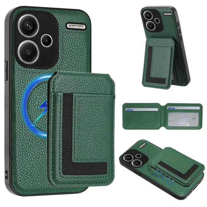 Funda para teléfono con bolsa para tarjetas magnéticas Magsafe desmontable CX01, For Redmi 14C 4G / 14R / A4 5G, For Redmi Note 14 Pro+ 5G, For Redmi Note 14 Pro 5G, For Redmi Note 13R / 13 4G / 13 5G, For Redmi A3 / A3x / Xiaomi Poco C61              ...