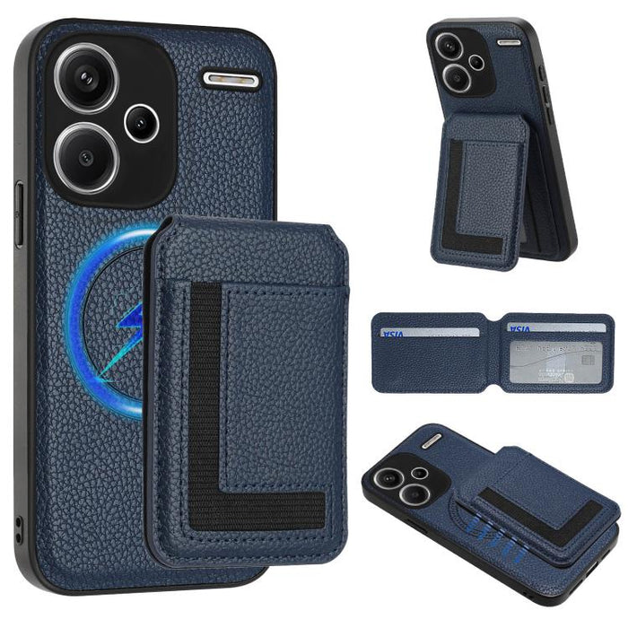 Funda para teléfono con bolsa para tarjetas magnéticas Magsafe desmontable CX01, For Redmi 14C 4G / 14R / A4 5G, For Redmi Note 14 Pro+ 5G, For Redmi Note 14 Pro 5G, For Redmi Note 13R / 13 4G / 13 5G, For Redmi A3 / A3x / Xiaomi Poco C61              ...