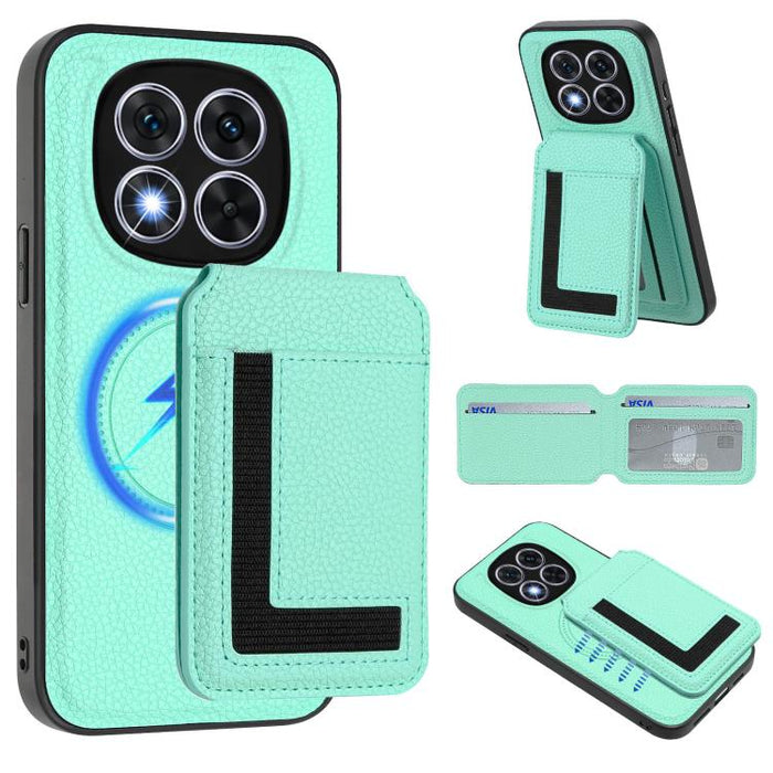 Funda para teléfono con bolsa para tarjetas magnéticas Magsafe desmontable CX01, For Redmi 14C 4G / 14R / A4 5G, For Redmi Note 14 Pro+ 5G, For Redmi Note 14 Pro 5G, For Redmi Note 13R / 13 4G / 13 5G, For Redmi A3 / A3x / Xiaomi Poco C61              ...