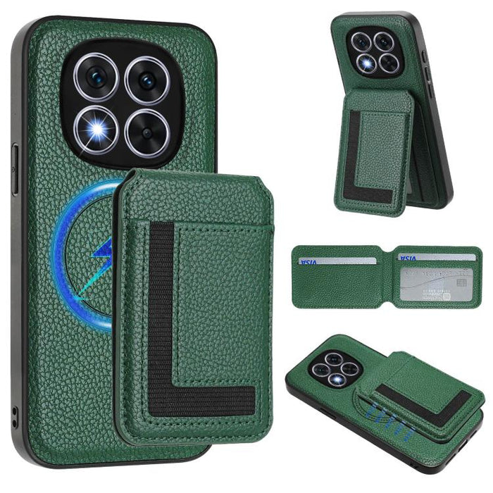 Funda para teléfono con bolsa para tarjetas magnéticas Magsafe desmontable CX01, For Redmi 14C 4G / 14R / A4 5G, For Redmi Note 14 Pro+ 5G, For Redmi Note 14 Pro 5G, For Redmi Note 13R / 13 4G / 13 5G, For Redmi A3 / A3x / Xiaomi Poco C61              ...