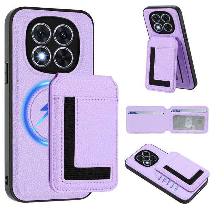Funda para teléfono con bolsa para tarjetas magnéticas Magsafe desmontable CX01, For Redmi 14C 4G / 14R / A4 5G, For Redmi Note 14 Pro+ 5G, For Redmi Note 14 Pro 5G, For Redmi Note 13R / 13 4G / 13 5G, For Redmi A3 / A3x / Xiaomi Poco C61              ...