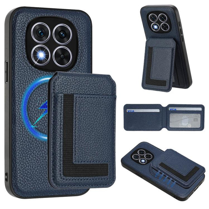 Funda para teléfono con bolsa para tarjetas magnéticas Magsafe desmontable CX01, For Redmi 14C 4G / 14R / A4 5G, For Redmi Note 14 Pro+ 5G, For Redmi Note 14 Pro 5G, For Redmi Note 13R / 13 4G / 13 5G, For Redmi A3 / A3x / Xiaomi Poco C61              ...