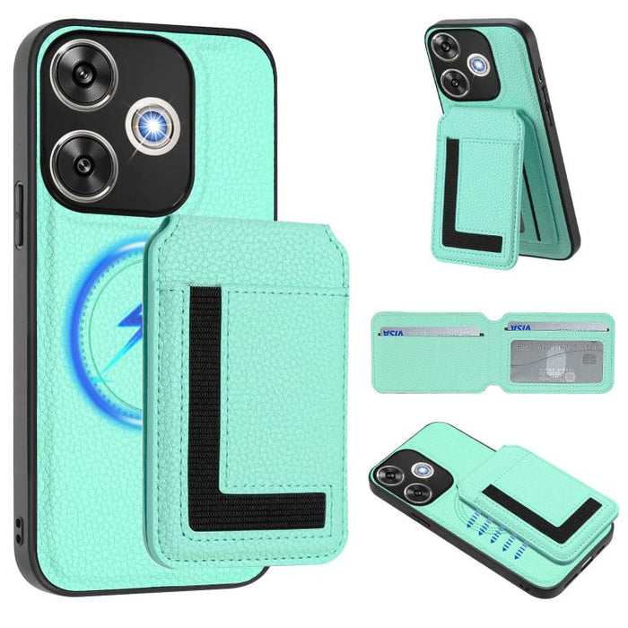Funda para teléfono con bolsa para tarjetas magnéticas Magsafe desmontable CX01, For Redmi 14C 4G / 14R / A4 5G, For Redmi Note 14 Pro+ 5G, For Redmi Note 14 Pro 5G, For Redmi Note 13R / 13 4G / 13 5G, For Redmi A3 / A3x / Xiaomi Poco C61              ...