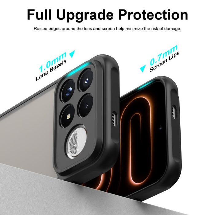 Funda para teléfono híbrida de TPU y PC esmerilada Fan Dun Series, For Xiaomi 17T Pro 5G, For Xiaomi 17T 5G, For Xiaomi 15 Ultra