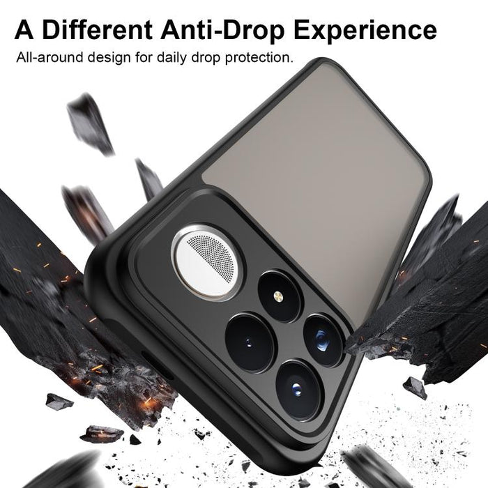 Funda para teléfono híbrida de TPU y PC esmerilada Fan Dun Series, For Xiaomi 17T Pro 5G, For Xiaomi 17T 5G, For Xiaomi 15 Ultra