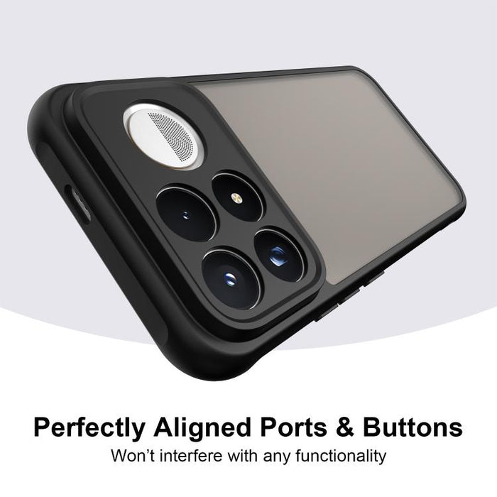 Funda para teléfono híbrida de TPU y PC esmerilada Fan Dun Series, For Xiaomi 17T Pro 5G, For Xiaomi 17T 5G, For Xiaomi 15 Ultra