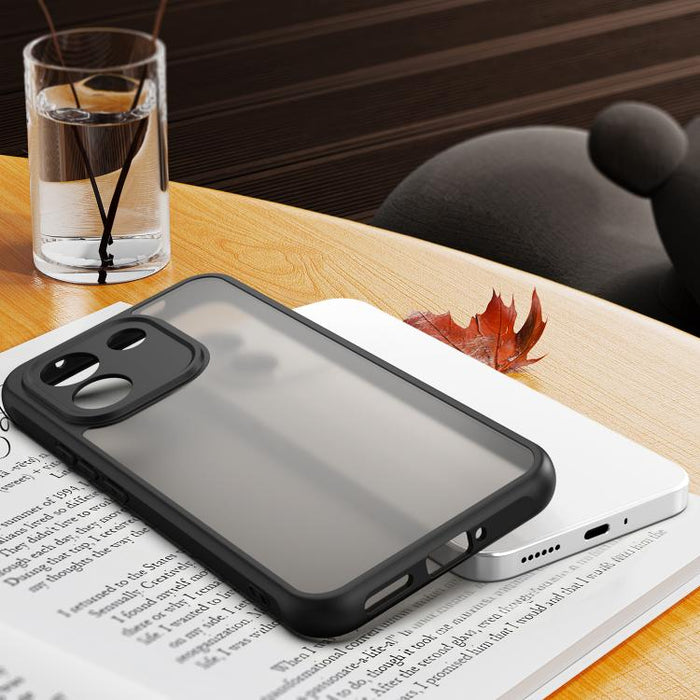 Funda para teléfono híbrida de TPU y PC esmerilada Fan Dun Series, For Xiaomi 17T Pro 5G, For Xiaomi 17T 5G, For Xiaomi 15 Ultra