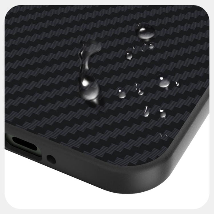 Funda para teléfono MagSafe ABEEL C Serie Fibra de Carbono 6D con Microrelieve, For Xiaomi 17 Ultra, For Xiaomi 15 Ultra