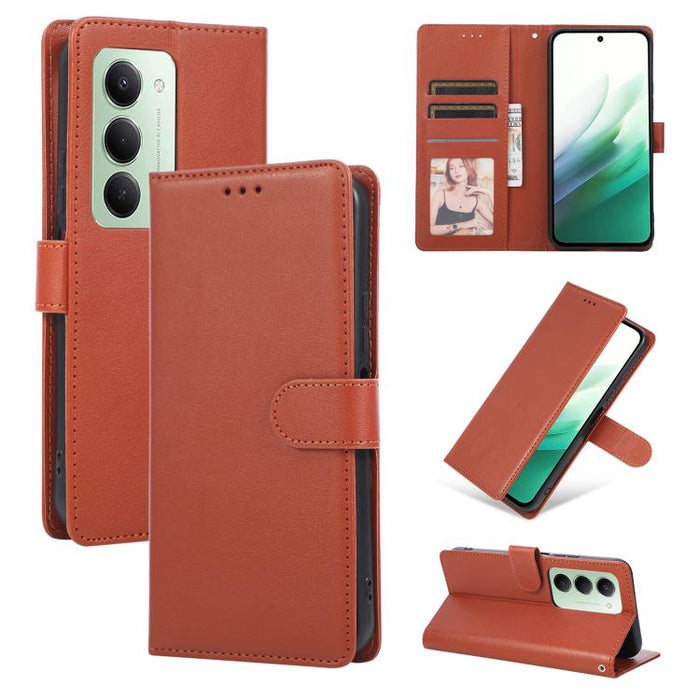 Funda de cuero multifuncional para teléfono con 3 ranuras para tarjetas, For Redmi 15a 5G, For Redmi Note 15 Pro+ 5G Global 163.3mm, For Redmi Note 15 4G / 5G Global 164mm, For Redmi Note 15 Pro 4G Global 163.2mm, For Redmi Note 15 Pro 5G Global 163.6m...