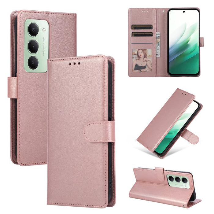 Funda de cuero multifuncional para teléfono con 3 ranuras para tarjetas, For Redmi 15a 5G, For Redmi Note 15 Pro+ 5G Global 163.3mm, For Redmi Note 15 4G / 5G Global 164mm, For Redmi Note 15 Pro 4G Global 163.2mm, For Redmi Note 15 Pro 5G Global 163.6m...