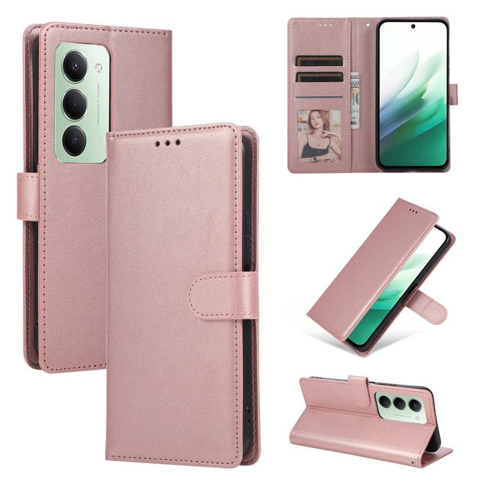 Funda de cuero multifuncional para teléfono con 3 ranuras para tarjetas, For Redmi 15a 5G, For Redmi Note 15 Pro+ 5G Global 163.3mm, For Redmi Note 15 4G / 5G Global 164mm, For Redmi Note 15 Pro 4G Global 163.2mm, For Redmi Note 15 Pro 5G Global 163.6m...