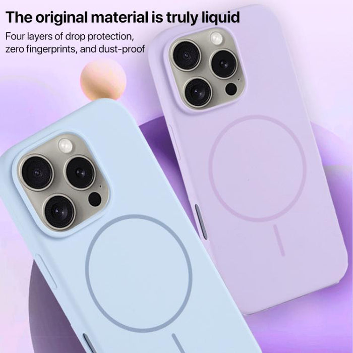 Large Hole Camera MagSafe Liquid Silicone Full Coverage Phone Case, For iPhone 14 Plus, For iPhone 14, For iPhone 14 Pro, For iPhone 14 Pro Max, For iPhone 13 Pro Max, For iPhone 13 Pro, For iPhone 13, For iPhone 12