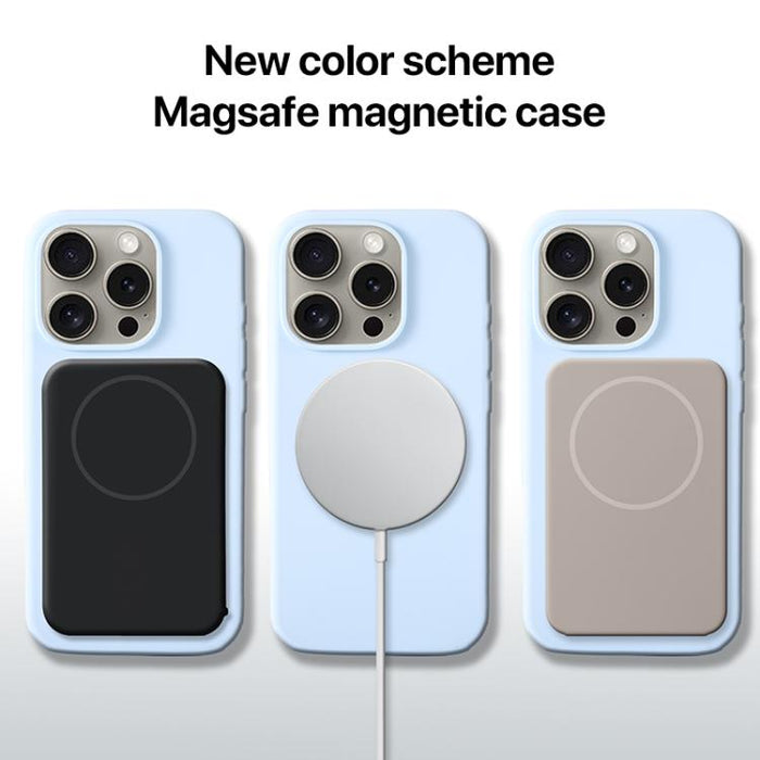 Large Hole Camera MagSafe Liquid Silicone Full Coverage Phone Case, For iPhone 14 Plus, For iPhone 14, For iPhone 14 Pro, For iPhone 14 Pro Max, For iPhone 13 Pro Max, For iPhone 13 Pro, For iPhone 13, For iPhone 12