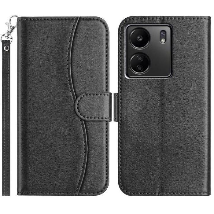 Funda de cuero plegable en forma de S para teléfono, For Redmi K90 Pro Max / Poco F8 Ultra, For Redmi K90 / Poco F8 Pro, For Redmi 15C 5G / 4G EU 173mm, For Redmi 15 5G / 4G EU 171mm, For Redmi 15C 5G / 4G Global 171mm, For Redmi Note 14 Pro 4G        ...