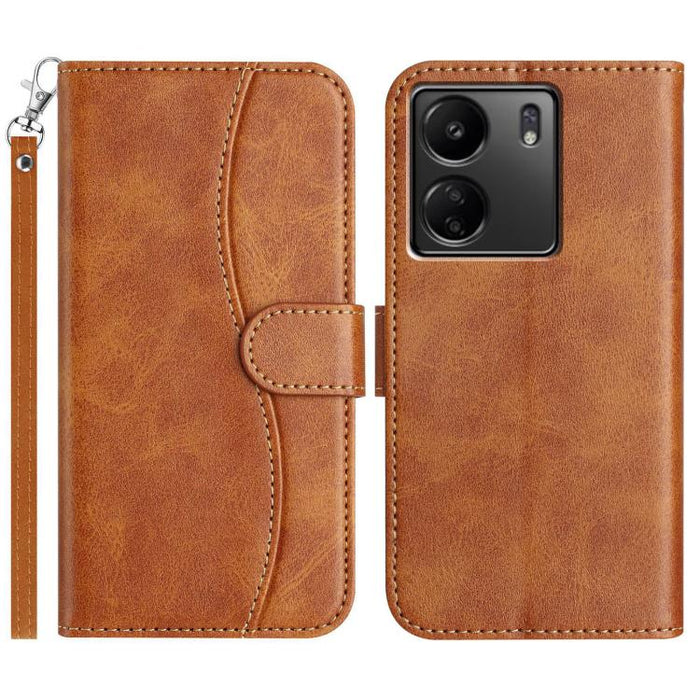 Funda de cuero plegable en forma de S para teléfono, For Redmi K90 Pro Max / Poco F8 Ultra, For Redmi K90 / Poco F8 Pro, For Redmi 15C 5G / 4G EU 173mm, For Redmi 15 5G / 4G EU 171mm, For Redmi 15C 5G / 4G Global 171mm, For Redmi Note 14 Pro 4G        ...