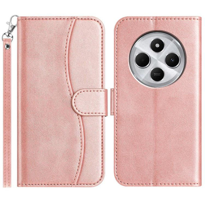 Funda de cuero plegable en forma de S para teléfono, For Redmi K90 Pro Max / Poco F8 Ultra, For Redmi K90 / Poco F8 Pro, For Redmi 15C 5G / 4G EU 173mm, For Redmi 15 5G / 4G EU 171mm, For Redmi 15C 5G / 4G Global 171mm, For Redmi Note 14 Pro 4G        ...
