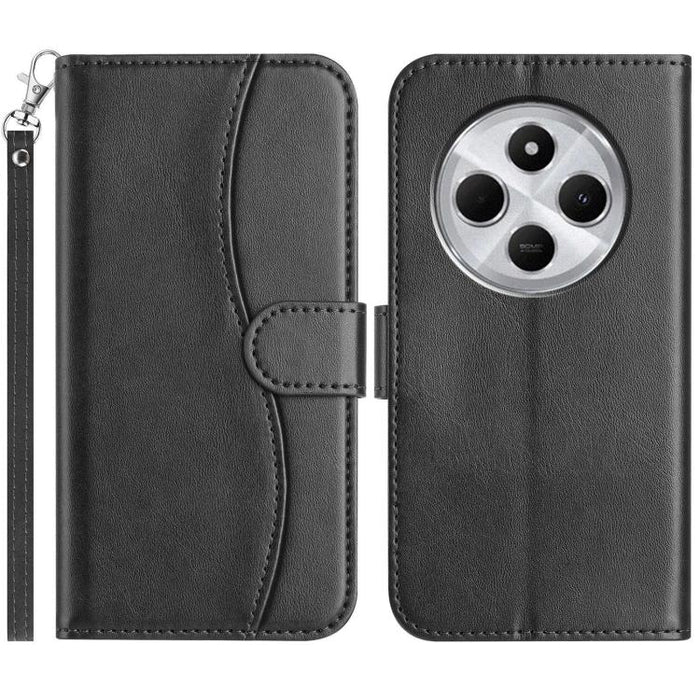 Funda de cuero plegable en forma de S para teléfono, For Redmi K90 Pro Max / Poco F8 Ultra, For Redmi K90 / Poco F8 Pro, For Redmi 15C 5G / 4G EU 173mm, For Redmi 15 5G / 4G EU 171mm, For Redmi 15C 5G / 4G Global 171mm, For Redmi Note 14 Pro 4G        ...