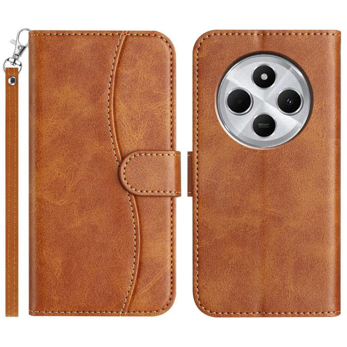 Funda de cuero plegable en forma de S para teléfono, For Redmi K90 Pro Max / Poco F8 Ultra, For Redmi K90 / Poco F8 Pro, For Redmi 15C 5G / 4G EU 173mm, For Redmi 15 5G / 4G EU 171mm, For Redmi 15C 5G / 4G Global 171mm, For Redmi Note 14 Pro 4G        ...