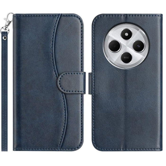 Funda de cuero plegable en forma de S para teléfono, For Redmi K90 Pro Max / Poco F8 Ultra, For Redmi K90 / Poco F8 Pro, For Redmi 15C 5G / 4G EU 173mm, For Redmi 15 5G / 4G EU 171mm, For Redmi 15C 5G / 4G Global 171mm, For Redmi Note 14 Pro 4G        ...