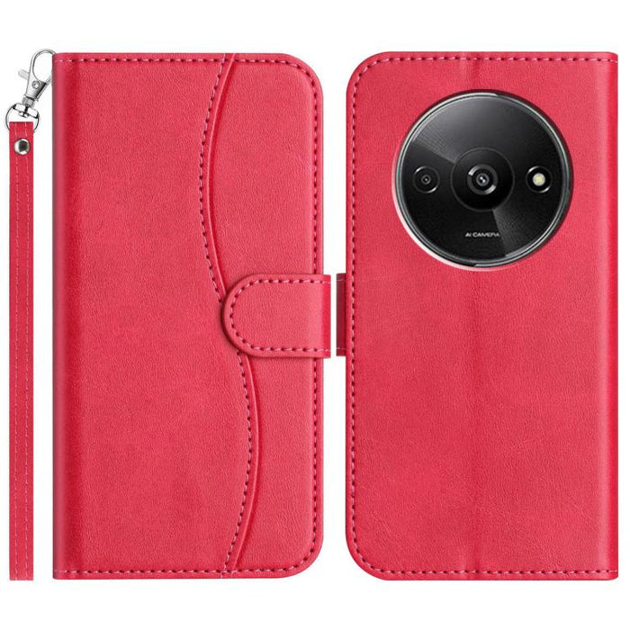 Funda de cuero plegable en forma de S para teléfono, For Redmi K90 Pro Max / Poco F8 Ultra, For Redmi K90 / Poco F8 Pro, For Redmi 15C 5G / 4G EU 173mm, For Redmi 15 5G / 4G EU 171mm, For Redmi 15C 5G / 4G Global 171mm, For Redmi Note 14 Pro 4G        ...