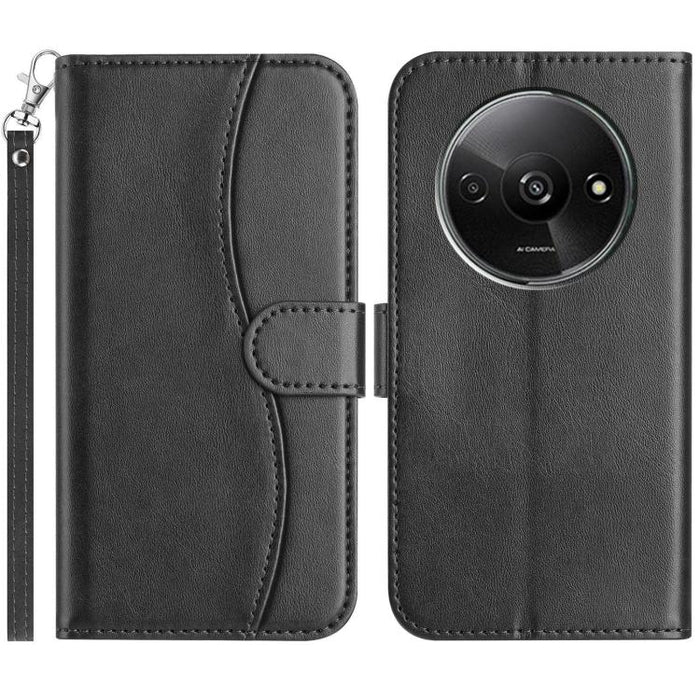 Funda de cuero plegable en forma de S para teléfono, For Redmi K90 Pro Max / Poco F8 Ultra, For Redmi K90 / Poco F8 Pro, For Redmi 15C 5G / 4G EU 173mm, For Redmi 15 5G / 4G EU 171mm, For Redmi 15C 5G / 4G Global 171mm, For Redmi Note 14 Pro 4G        ...