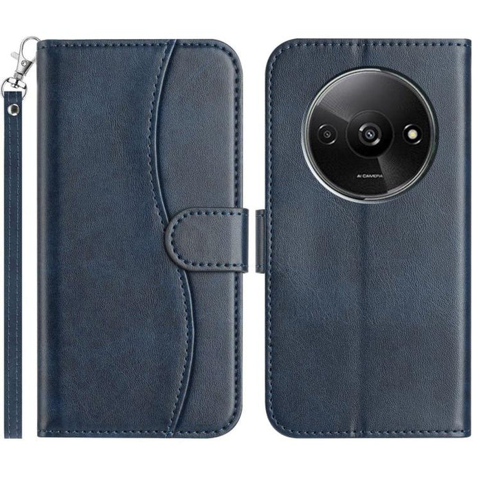 Funda de cuero plegable en forma de S para teléfono, For Redmi K90 Pro Max / Poco F8 Ultra, For Redmi K90 / Poco F8 Pro, For Redmi 15C 5G / 4G EU 173mm, For Redmi 15 5G / 4G EU 171mm, For Redmi 15C 5G / 4G Global 171mm, For Redmi Note 14 Pro 4G        ...