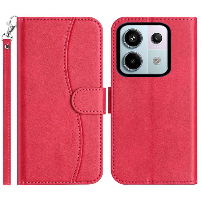 Funda de cuero plegable en forma de S para teléfono, For Redmi K90 Pro Max / Poco F8 Ultra, For Redmi K90 / Poco F8 Pro, For Redmi 15C 5G / 4G EU 173mm, For Redmi 15 5G / 4G EU 171mm, For Redmi 15C 5G / 4G Global 171mm, For Redmi Note 14 Pro 4G        ...