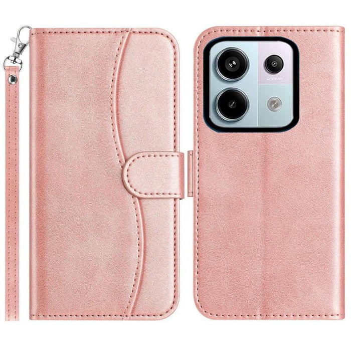 Funda de cuero plegable en forma de S para teléfono, For Redmi K90 Pro Max / Poco F8 Ultra, For Redmi K90 / Poco F8 Pro, For Redmi 15C 5G / 4G EU 173mm, For Redmi 15 5G / 4G EU 171mm, For Redmi 15C 5G / 4G Global 171mm, For Redmi Note 14 Pro 4G        ...