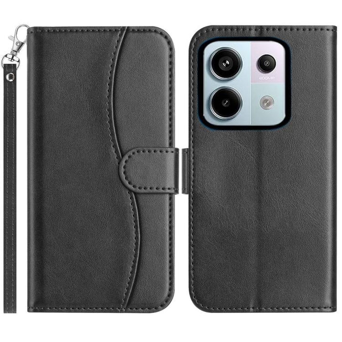 Funda de cuero plegable en forma de S para teléfono, For Redmi K90 Pro Max / Poco F8 Ultra, For Redmi K90 / Poco F8 Pro, For Redmi 15C 5G / 4G EU 173mm, For Redmi 15 5G / 4G EU 171mm, For Redmi 15C 5G / 4G Global 171mm, For Redmi Note 14 Pro 4G        ...