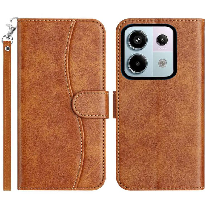 Funda de cuero plegable en forma de S para teléfono, For Redmi K90 Pro Max / Poco F8 Ultra, For Redmi K90 / Poco F8 Pro, For Redmi 15C 5G / 4G EU 173mm, For Redmi 15 5G / 4G EU 171mm, For Redmi 15C 5G / 4G Global 171mm, For Redmi Note 14 Pro 4G        ...