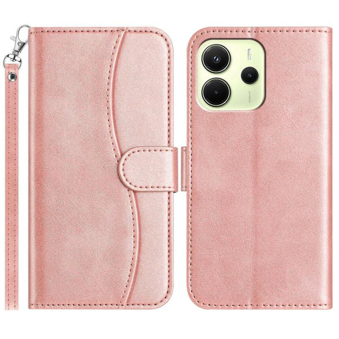 Funda de cuero plegable en forma de S para teléfono, For Redmi K90 Pro Max / Poco F8 Ultra, For Redmi K90 / Poco F8 Pro, For Redmi 15C 5G / 4G EU 173mm, For Redmi 15 5G / 4G EU 171mm, For Redmi 15C 5G / 4G Global 171mm, For Redmi Note 14 Pro 4G        ...