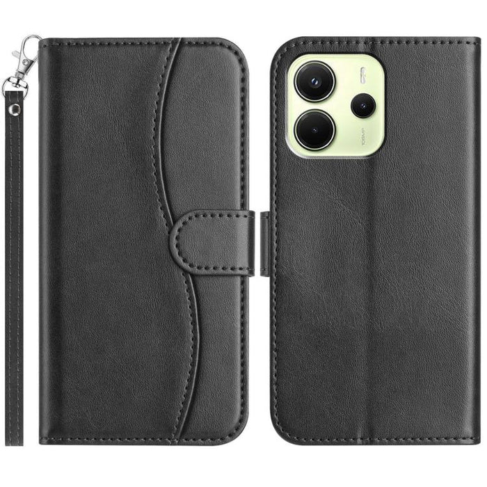 Funda de cuero plegable en forma de S para teléfono, For Redmi K90 Pro Max / Poco F8 Ultra, For Redmi K90 / Poco F8 Pro, For Redmi 15C 5G / 4G EU 173mm, For Redmi 15 5G / 4G EU 171mm, For Redmi 15C 5G / 4G Global 171mm, For Redmi Note 14 Pro 4G        ...