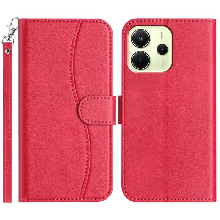 Funda de cuero plegable en forma de S para teléfono, For Redmi K90 Pro Max / Poco F8 Ultra, For Redmi K90 / Poco F8 Pro, For Redmi 15C 5G / 4G EU 173mm, For Redmi 15 5G / 4G EU 171mm, For Redmi 15C 5G / 4G Global 171mm, For Redmi Note 14 Pro 4G        ...
