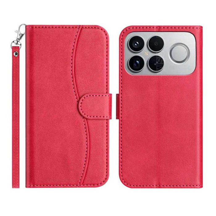 Funda de cuero plegable en forma de S para teléfono, For Redmi K90 Pro Max / Poco F8 Ultra, For Redmi K90 / Poco F8 Pro, For Redmi 15C 5G / 4G EU 173mm, For Redmi 15 5G / 4G EU 171mm, For Redmi 15C 5G / 4G Global 171mm, For Redmi Note 14 Pro 4G        ...