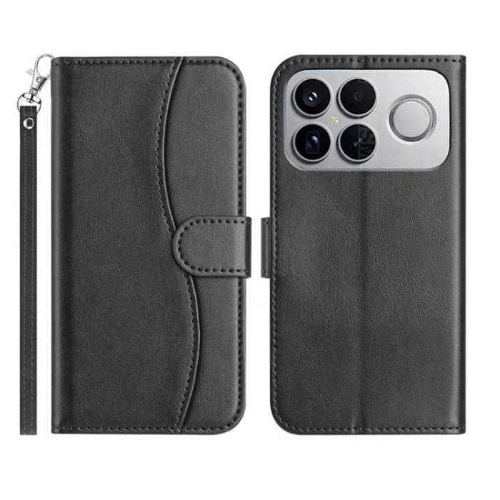 Funda de cuero plegable en forma de S para teléfono, For Redmi K90 Pro Max / Poco F8 Ultra, For Redmi K90 / Poco F8 Pro, For Redmi 15C 5G / 4G EU 173mm, For Redmi 15 5G / 4G EU 171mm, For Redmi 15C 5G / 4G Global 171mm, For Redmi Note 14 Pro 4G        ...